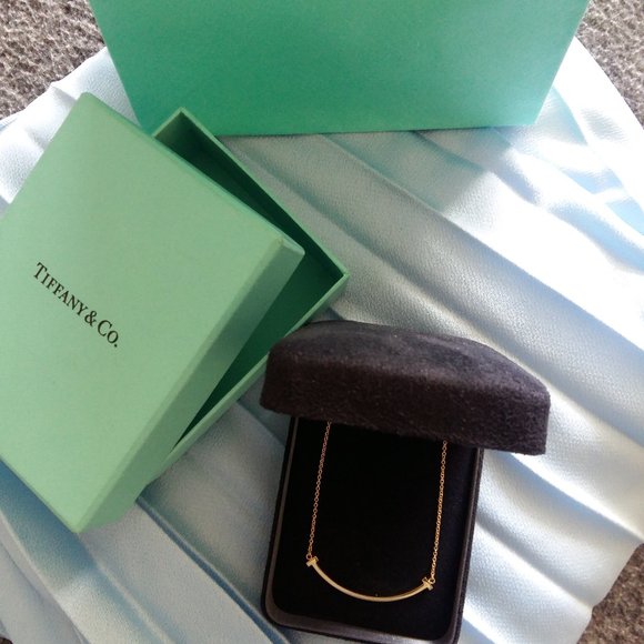 Tiffany smile necklace pendant 18k gold - Picture 1 of 4